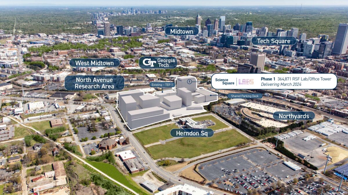 Science Square Labs building phasing plan